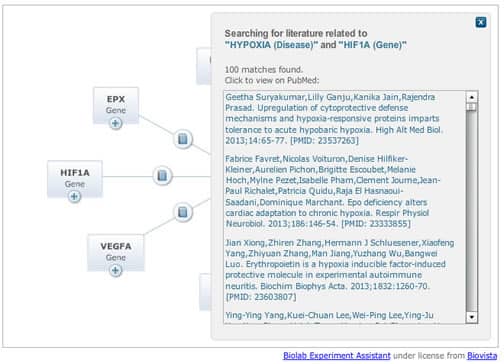 Novus Explorer 9 Clicking on a publication will redirect to PubMed