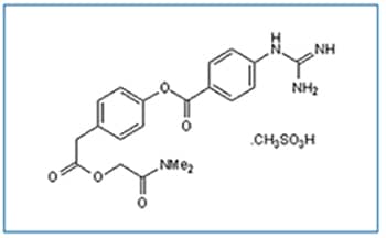 Camostat mesylate is an orally active protease inhibitor which inhibits TMPRSS2 and the priming of the SARS-CoV-2 spike protein.