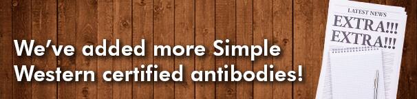 We've added more Simple Western certified antibodies