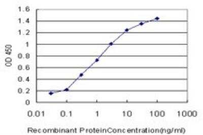 ELISA: 26S proteasome subunit 9 Antibody (3A4) [H00005715-M01] - Detection limit for recombinant GST tagged PSMD9 is approximately 0.03ng/ml as a capture antibody.