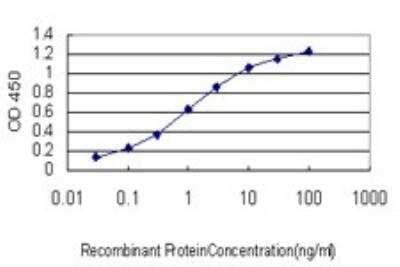 ELISA: ACBD3 Antibody (2G2) [H00064746-M01] - Detection limit for recombinant GST tagged ACBD3 is approximately 0.1ng/ml as a capture antibody.