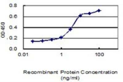 ELISA: CD3 zeta Antibody (4A12-F6) [H00000919-M01] - Detection limit for recombinant GST tagged CD247 is 0.1 ng/ml as a capture antibody.