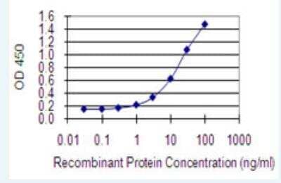 ELISA: COX4NB Antibody (4F4) [H00010328-M01-100ug] - Detection limit for recombinant GST tagged COX4NB is 0.3 ng/ml as a capture antibody.