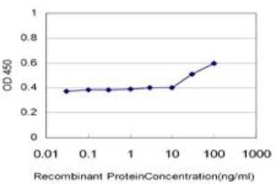 ELISA: CaM Kinase II delta Antibody (2E1) [H00000817-M01] - Detection limit for recombinant GST tagged CAMK2D is approximately 30ng/ml as a capture antibody.