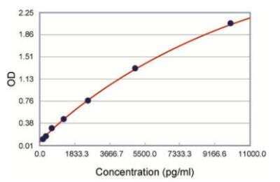 ELISA: Human Endoglin/CD105 ELISA Kit [KA0442] - These standard curves are provided for demonstration only. A standard curve should be generated for each set of samples assayed.