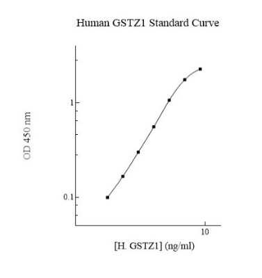 ELISA: Human GSTZ1 ELISA Kit (Colorimetric) [NBP3-18720] - Standard Reference Curve