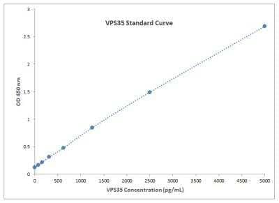 ELISA: Human, Mouse, Rat VPS35 ELISA Kit (Colorimetric) [NBP3-11045] - Standard Reference Curve