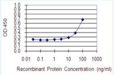 ELISA: KIF3B Antibody (8H4) [H00009371-M01-100ug] - Detection limit for recombinant GST tagged KIF3B is 3 ng/ml as a capture antibody.