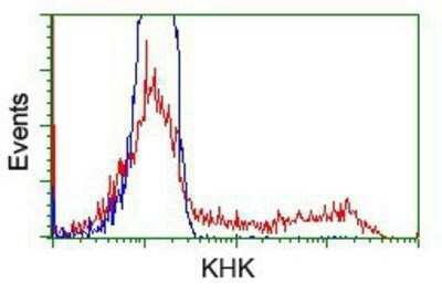 Flow Cytometry: Ketohexokinase Antibody (OTI1D8) - Azide and BSA Free [NBP2-71069] - ketohexokinase Antibody (1D8) [NBP2-02639