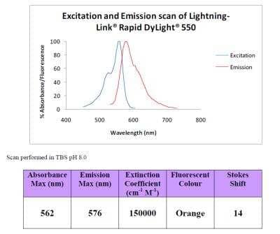 Lightning-Link Rapid DyLight 550 Antibody Labeling Kit [323-0030]