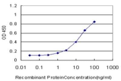 ELISA: MAML2 Antibody (4A1) [H00084441-M03] - Detection limit for recombinant GST tagged MAML2 is approximately 1ng/ml as a capture antibody.