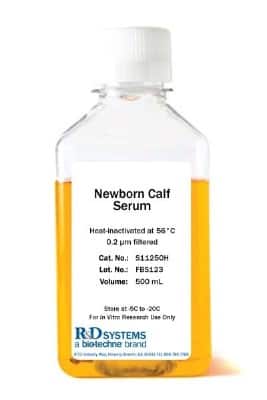 Serum: Newborn Calf Serum, Heat Inactivated [S11295H-NOV] - Newborn Calf Serum (NBC, NBCS) provides many of the same nutrients as Fetal Bovine Serum, but has slightly higher protein levels.