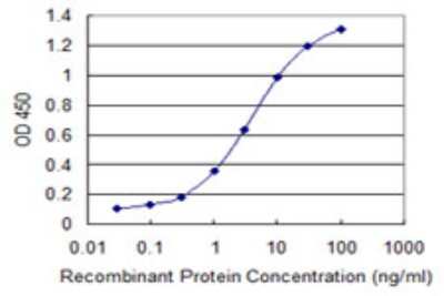 Sandwich ELISA: PIGP Antibody (2E7) [H00051227-M01] - Detection limit for recombinant GST tagged PIGP is 0.03 ng/ml as a capture antibody.