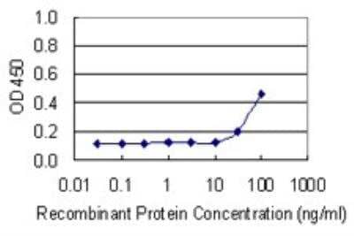 ELISA: PKM2 Antibody (2D8) [H00005315-M08] - Detection limit for recombinant GST tagged PKM2 is 10 ng/ml as a capture antibody.