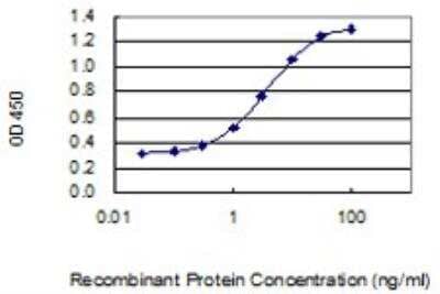 ELISA: PLA2G7/PAF-AH/Lp-PLA2 Antibody (5B9) [H00007941-M01] - Detection limit for recombinant GST tagged PLA2G7 is 0.1 ng/ml as a capture antibody.
