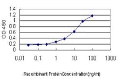 ELISA: POLD4 Antibody (2B11) [H00057804-M01A] - Detection limit for recombinant GST tagged POLD4 is approximately 0.3ng/ml as a capture antibody.
