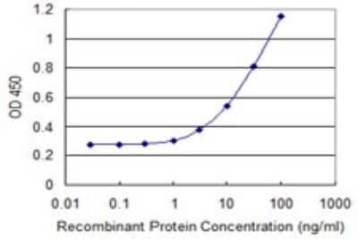 ELISA: SIK1/Snf1lk Antibody (2C12) [H00150094-M01] - Detection limit for recombinant GST tagged SIK1 is 0.3 ng/ml as a capture antibody.