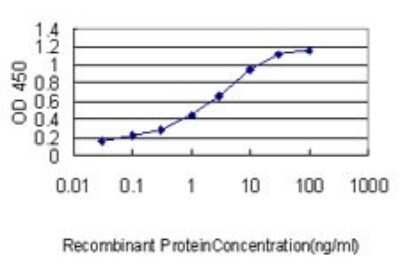 Sandwich ELISA: SLA2 Antibody (3G5) [H00084174-M01] - Detection limit for recombinant GST tagged SLA2 is approximately 0.03ng/ml as a capture antibody.