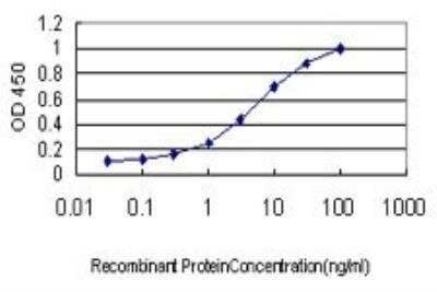 ELISA: SPRY2 Antibody (1e10) [H00010253-M01] - Detection limit for recombinant GST tagged SPRY2 is approximately 0.1ng/ml as a capture antibody.