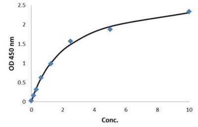 ELISA: TOR/mTOR ELISA Kit [NBP2-50064] - Typical Standard Curve: These standard curves are for demonstration only. A standard curve must be run with each assay.