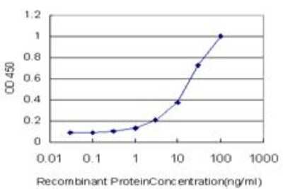 ELISA: Vav-1 Antibody (2C11) [H00007409-M03] - Detection limit for recombinant GST tagged VAV1 is approximately 0.1ng/ml as a capture antibody.