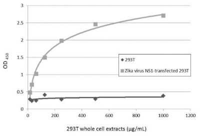 Sandwich ELISA Zika virus (H/PF/2013) NS1 Antibody - BSA Free