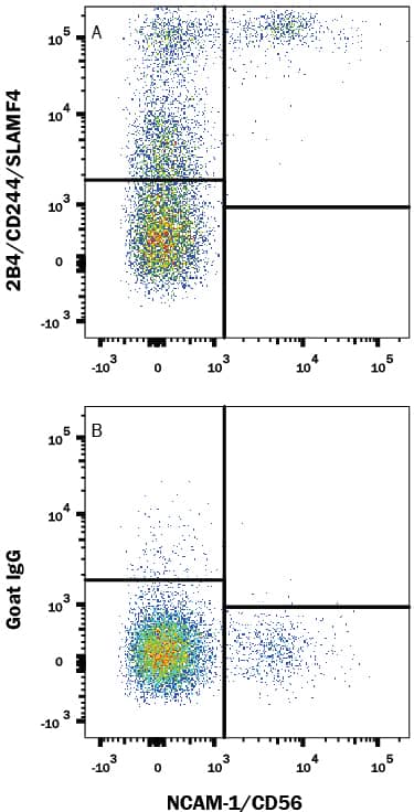 Flow Cytometry 2B4/CD244/SLAMF4 Antibody [Unconjugated]