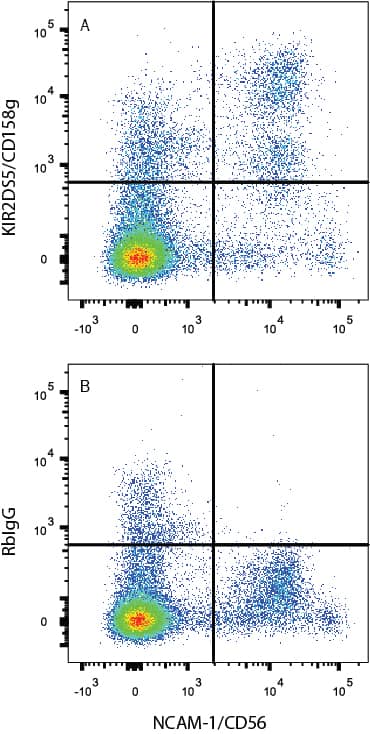 Flow Cytometry KIR2DS5/CD158g Antibody (1165A) [Unconjugated]