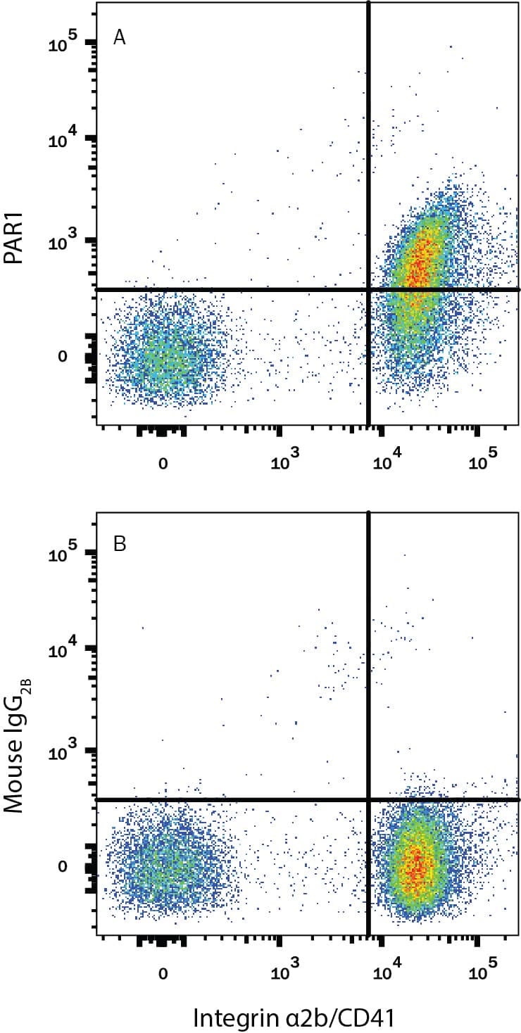 Flow Cytometry PAR1/Thrombin Receptor Antibody (731115) [Unconjugated]