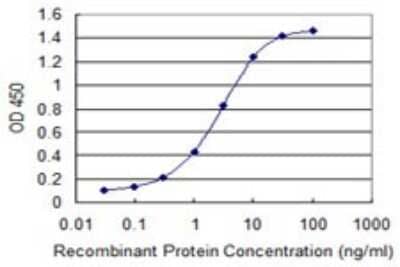 ELISA: hnRNP A2B1 Antibody (3G11-6A7) [H00003181-M02] - Detection limit for recombinant GST tagged HNRNPA2B1 is 0.03 ng/ml as a capture antibody.