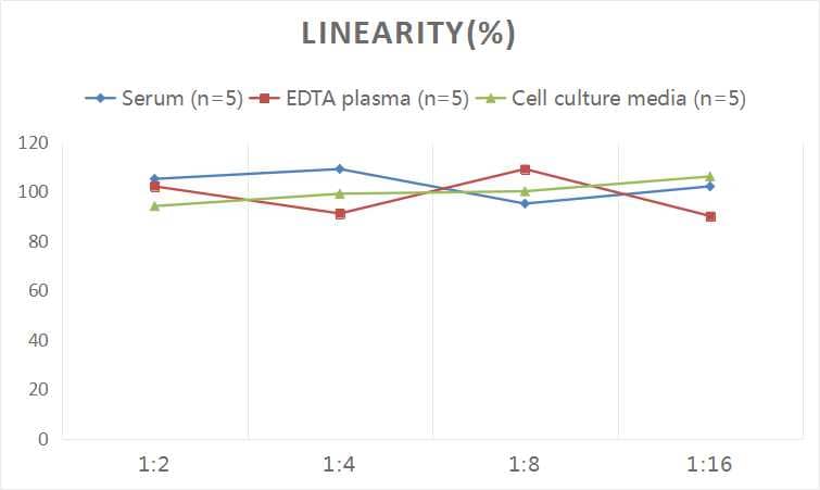 ELISA: Rat C-Reactive Protein/CRP ELISA Kit (Chemiluminescence) [NBP2-67252] - Samples were spiked with high concentrations of Rat C-Reactive Protein/CRP and diluted with Reference Standard & Sample Diluent to produce samples with values within the range of the assay.