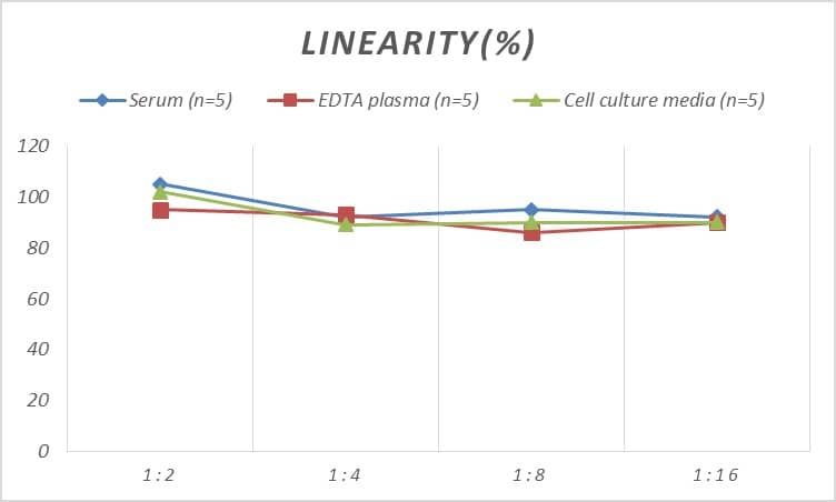 ELISA: Human Annexin A3 ELISA Kit (Colorimetric) [NBP2-68225] - Samples were spiked with high concentrations of Human Annexin A3 and diluted with Reference Standard & Sample Diluent to produce samples with values within the range of the assay.