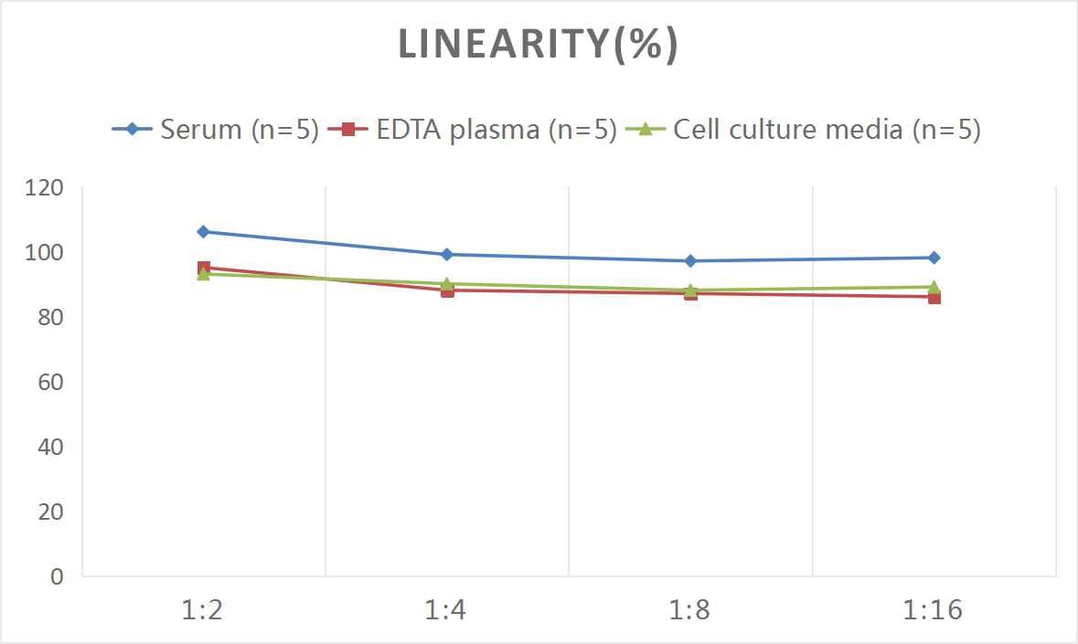 ELISA: Mouse Apolipoprotein M/ApoM ELISA Kit (Colorimetric) [NBP2-69840] - Samples were spiked with high concentrations of Mouse Apolipoprotein M/ApoM and diluted with Reference Standard & Sample Diluent to produce samples with values within the range of the assay.