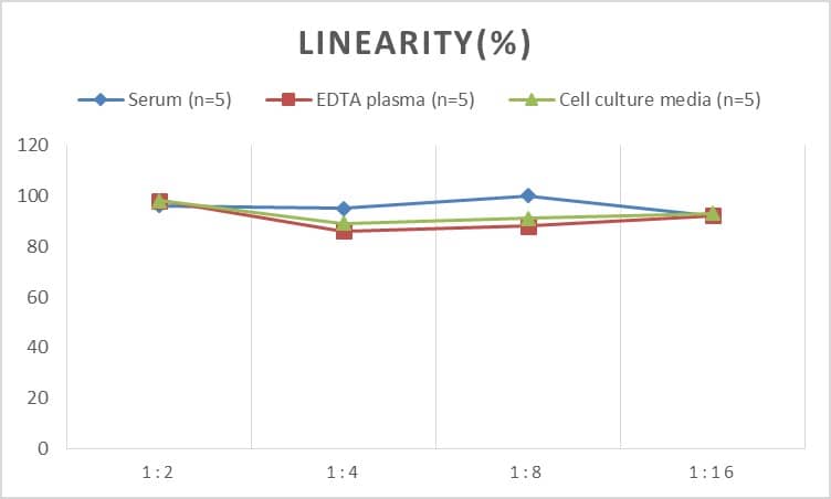 ELISA: Human BMP-3 ELISA Kit (Colorimetric) [NBP2-69993] - Samples were spiked with high concentrations of Human BMP-3 and diluted with Reference Standard & Sample Diluent to produce samples with values within the range of the assay.