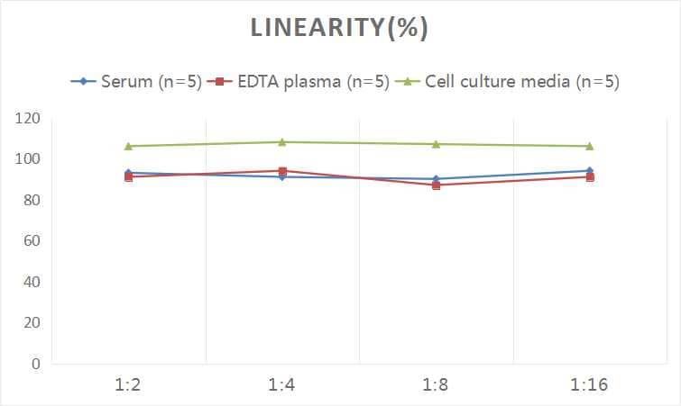 ELISA: Dihydrobiopterin ELISA Kit (Colorimetric) [NBP2-74982] - Samples were spiked with high concentrations of Dihydrobiopterin and diluted with Reference Standard & Sample Diluent to produce samples with values within the range of the assay.