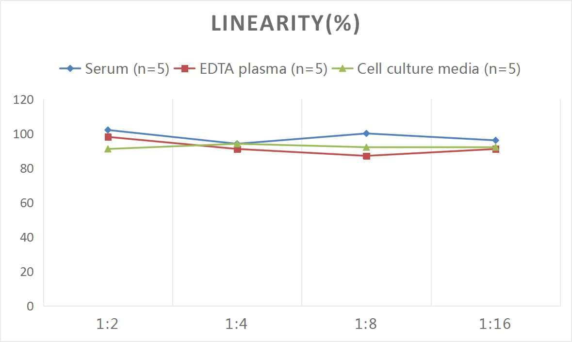 ELISA: Mouse CD3 ELISA Kit (Colorimetric) [NBP2-75137] - Samples were spiked with high concentrations of Mouse CD3 and diluted with Reference Standard & Sample Diluent to produce samples with values within the range of the assay.