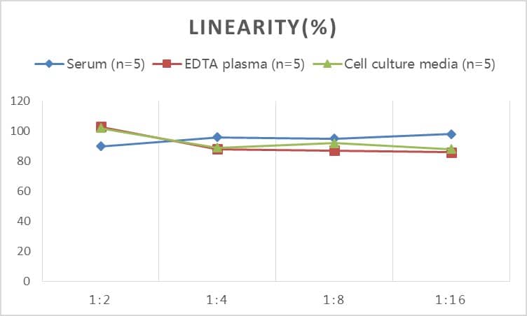 ELISA: Human CETP ELISA Kit (Colorimetric) [NBP2-75239] - Samples were spiked with high concentrations of Human CETP and diluted with Reference Standard & Sample Diluent to produce samples with values within the range of the assay.