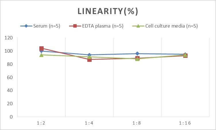 ELISA: Rat CETP ELISA Kit (Colorimetric) [NBP2-75241] - Samples were spiked with high concentrations of Rat CETP and diluted with Reference Standard & Sample Diluent to produce samples with values within the range of the assay.