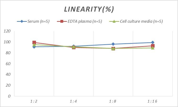 ELISA: Human Claudin-9 ELISA Kit (Colorimetric) [NBP2-75334] - Samples were spiked with high concentrations of Human Claudin-9 and diluted with Reference Standard & Sample Diluent to produce samples with values within the range of the assay.