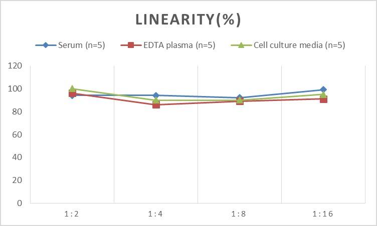 ELISA: Human Tankyrase 1 ELISA Kit (Colorimetric) [NBP2-75361] - Samples were spiked with high concentrations of Human Tankyrase 1 and diluted with Reference Standard & Sample Diluent to produce samples with values within the range of the assay.