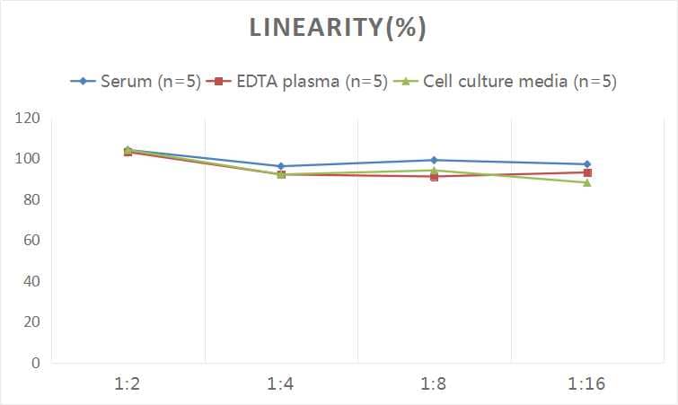 ELISA: Human Collagen IV alpha 1 ELISA Kit (Colorimetric) [NBP2-75870] - Samples were spiked with high concentrations of Human Collagen IV alpha 1 and diluted with Reference Standard & Sample Diluent to produce samples with values within the range of the assay.