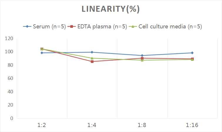 ELISA: Human Collagen VI ELISA Kit (Colorimetric) [NBP2-75876] - Samples were spiked with high concentrations of Human Collagen VI and diluted with Reference Standard & Sample Diluent to produce samples with values within the range of the assay.