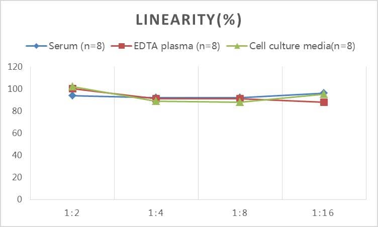 ELISA: Rat CTX-II ELISA Kit (Colorimetric) [NBP2-76470] - Samples were spiked with high concentrations of Rat CTX-II and diluted with Reference Standard & Sample Diluent to produce samples with values within the range of the assay.