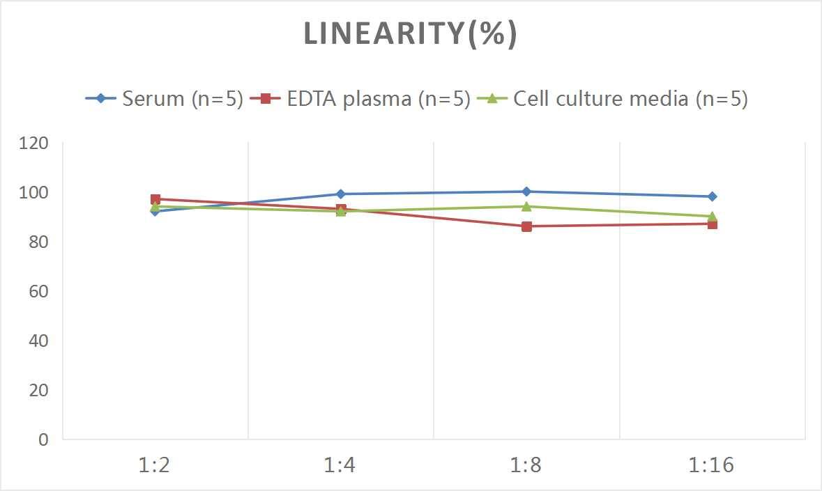 ELISA: Mouse Syndecan-1/CD138 ELISA Kit (Colorimetric) [NBP2-76610] - Samples were spiked with high concentrations of Mouse Syndecan-1/CD138 and diluted with Reference Standard & Sample Diluent to produce samples with values within the range of the assay.