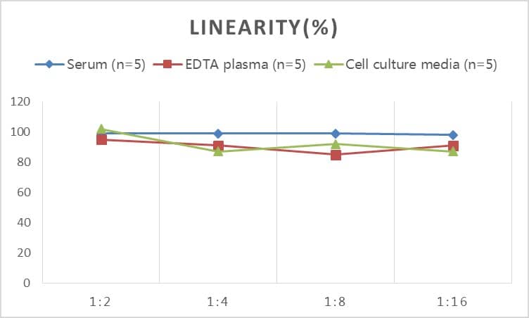 ELISA: Human Smad7 ELISA Kit (Colorimetric) [NBP2-76629] - Samples were spiked with high concentrations of Human Smad7 and diluted with Reference Standard & Sample Diluent to produce samples with values within the range of the assay.