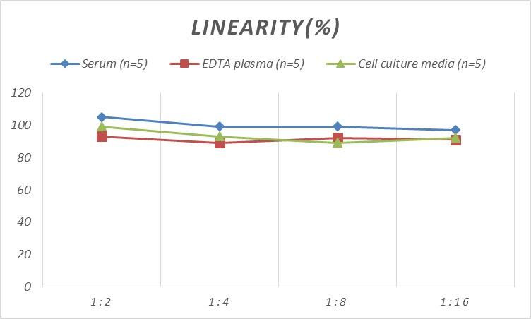 ELISA: Human Netrin-4 ELISA Kit (Colorimetric) [NBP2-76772] - Samples were spiked with high concentrations of Human Netrin-4 and diluted with Reference Standard & Sample Diluent to produce samples with values within the range of the assay.