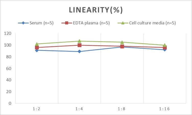 ELISA: Human Osteogenic Growth Peptide ELISA Kit (Colorimetric) [NBP2-76782] - Samples were spiked with high concentrations of Human Osteogenic Growth Peptide and diluted with Reference Standard & Sample Diluent to produce samples with values within the range of the assay.