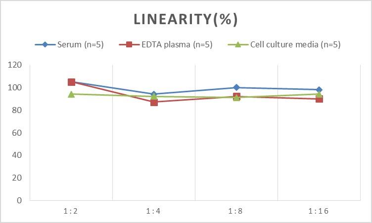 ELISA: Mouse ECE-1 ELISA Kit (Colorimetric) [NBP2-80130] - Samples were spiked with high concentrations of Mouse ECE-1 and diluted with Reference Standard & Sample Diluent to produce samples with values within the range of the assay.