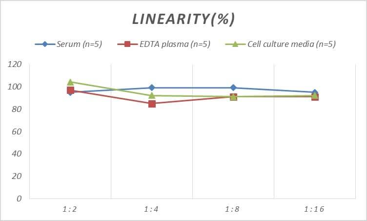 ELISA: Mouse N-Cadherin ELISA Kit (Colorimetric) [NBP2-81178] - Samples were spiked with high concentrations of Mouse N-Cadherin and diluted with Reference Standard & Sample Diluent to produce samples with values within the range of the assay.