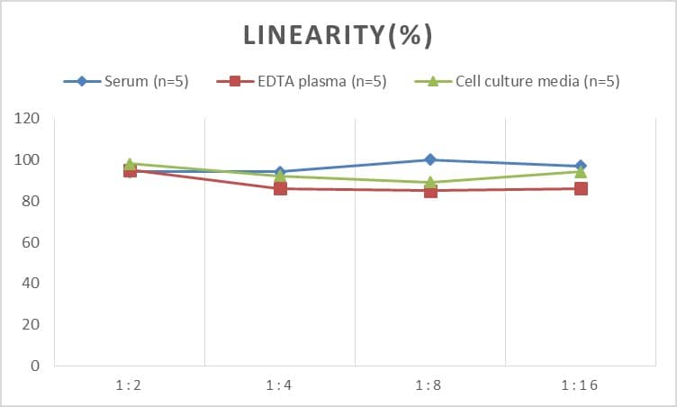 ELISA: Human GCKR ELISA Kit (Colorimetric) [NBP2-82164] - Samples were spiked with high concentrations of Human GCKR and diluted with Reference Standard & Sample Diluent to produce samples with values within the range of the assay.